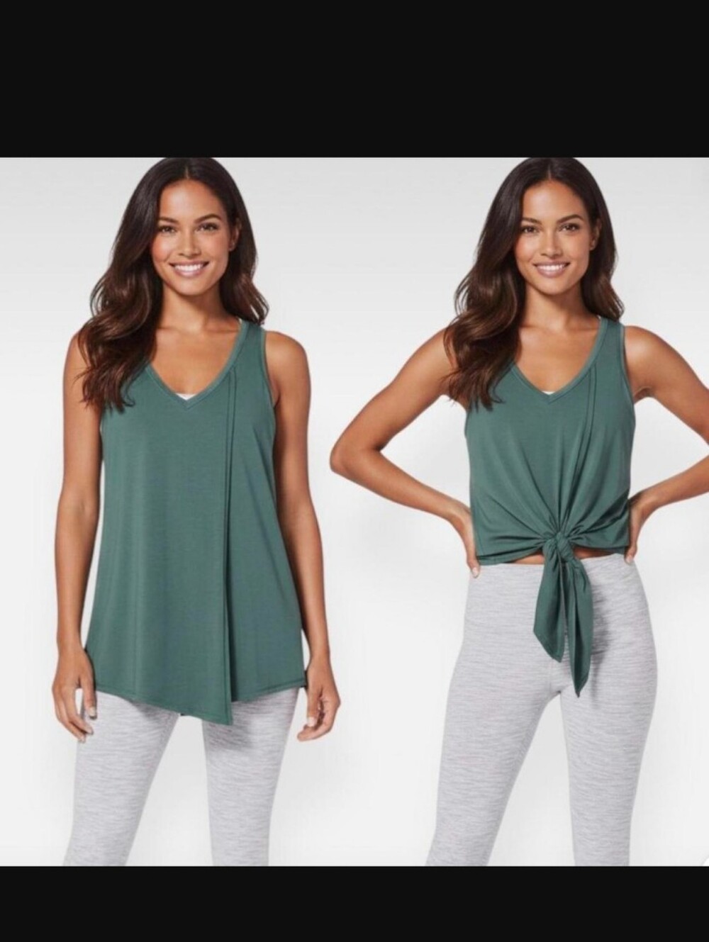 Lululemon Knot A Problem V-Neck Sleeveless Tie & Swing Tank Top